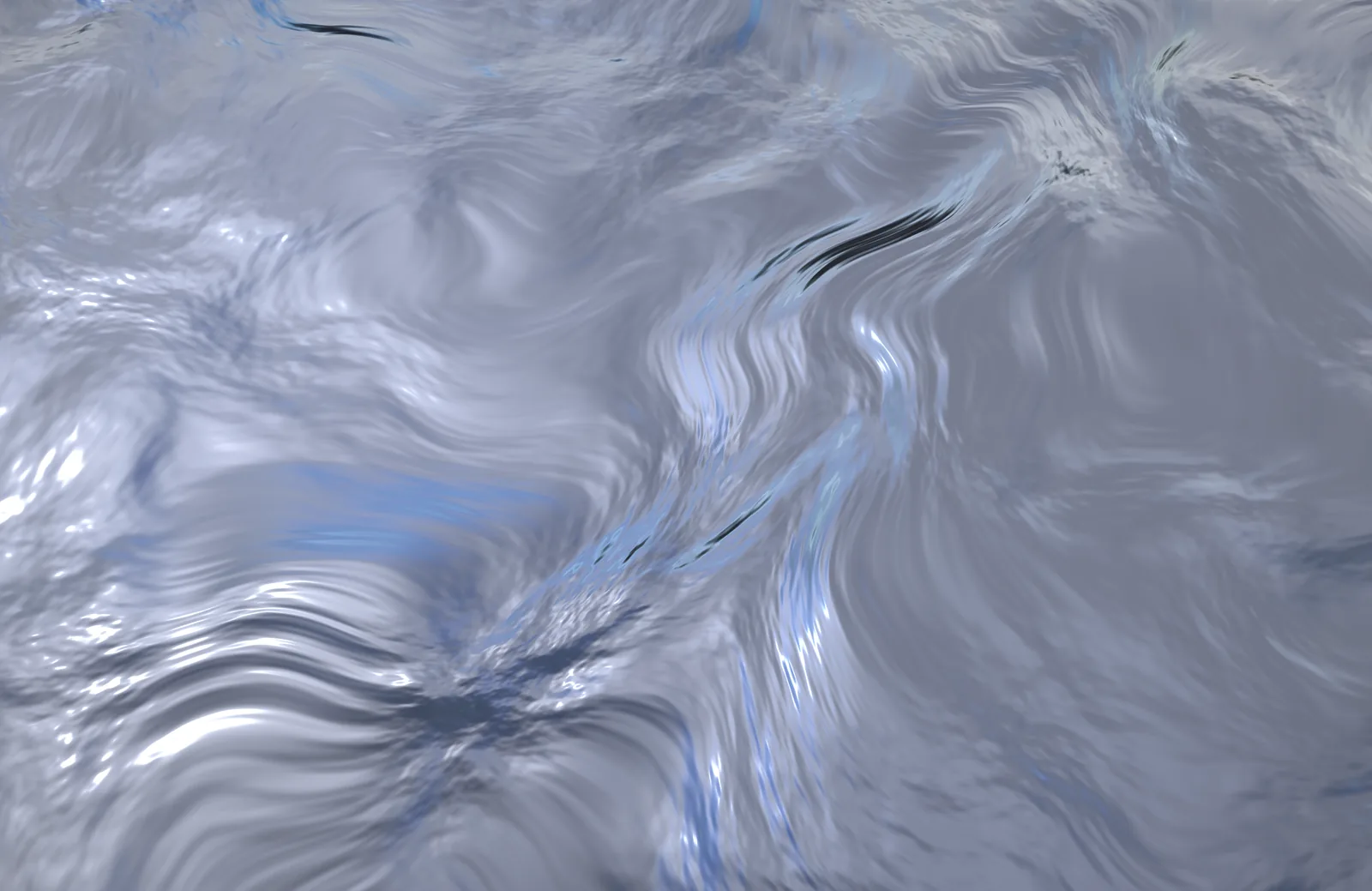 When you're away on a Mac: LIQUIDWAVE's Liquid Metal scene filling the whole screen after the Mac was left alone